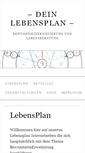 Mobile Screenshot of lebens-plan.info